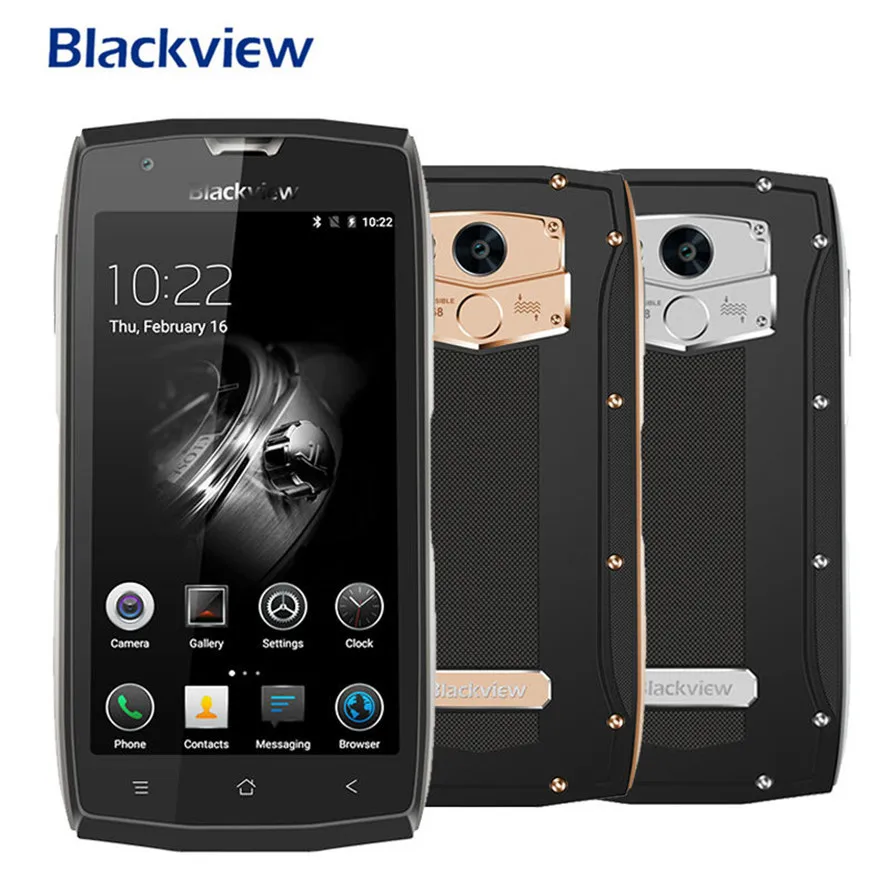 Blackview BV7000 мобильный телефон 5 0 дюймов FHD MTK6737T четырехъядерный Android 7 2 Гб ОЗУ 16 ПЗУ 8