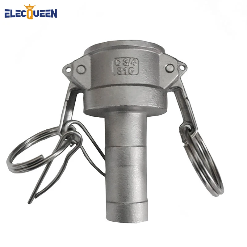 

New Stainless Camlock Coupling C -Type 3/4" Male NPT Quick Connector Pull Skill