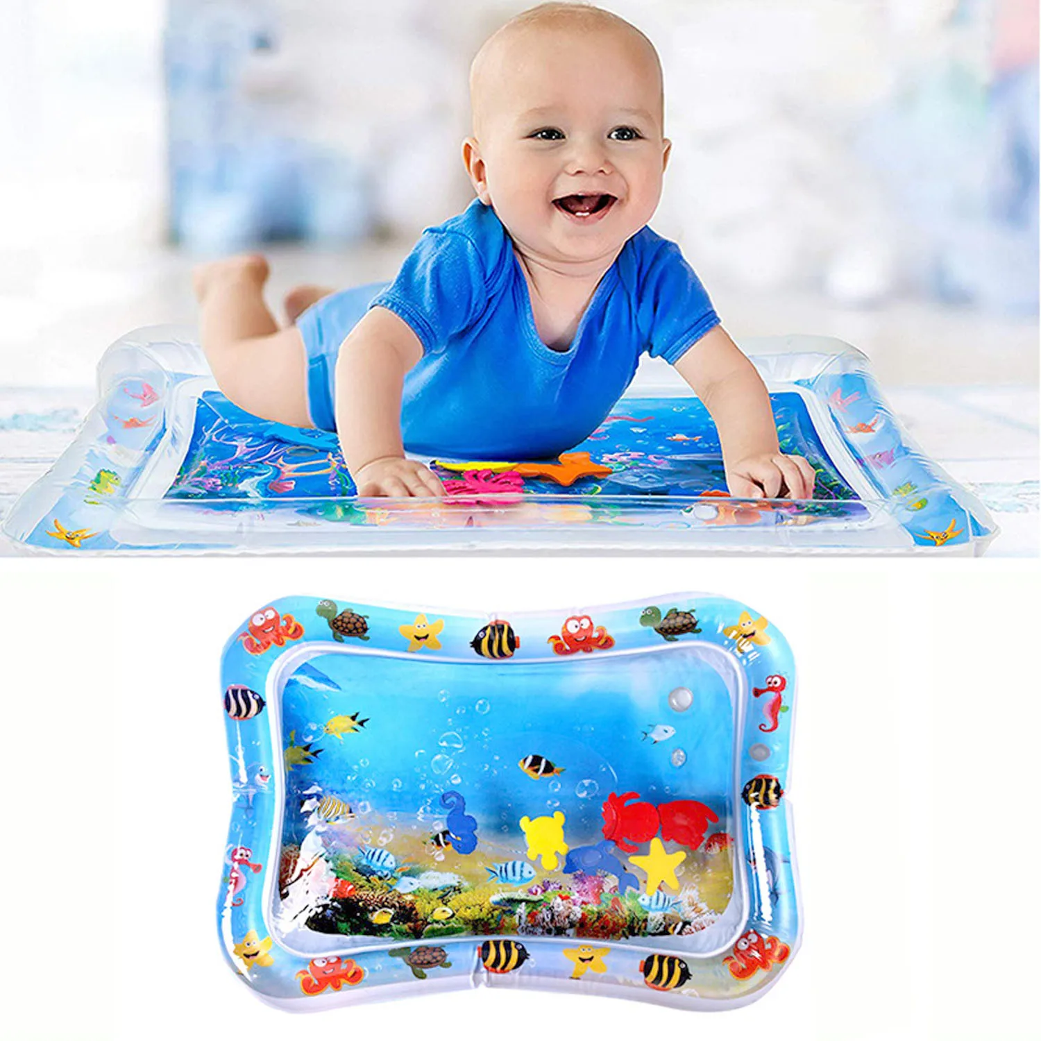 Детские надувные водяное сиденье животик время Playmat подвижная игра центр воды подушки Pad игрушка для ребенка сенсорной стимуляции двигатель мастерство