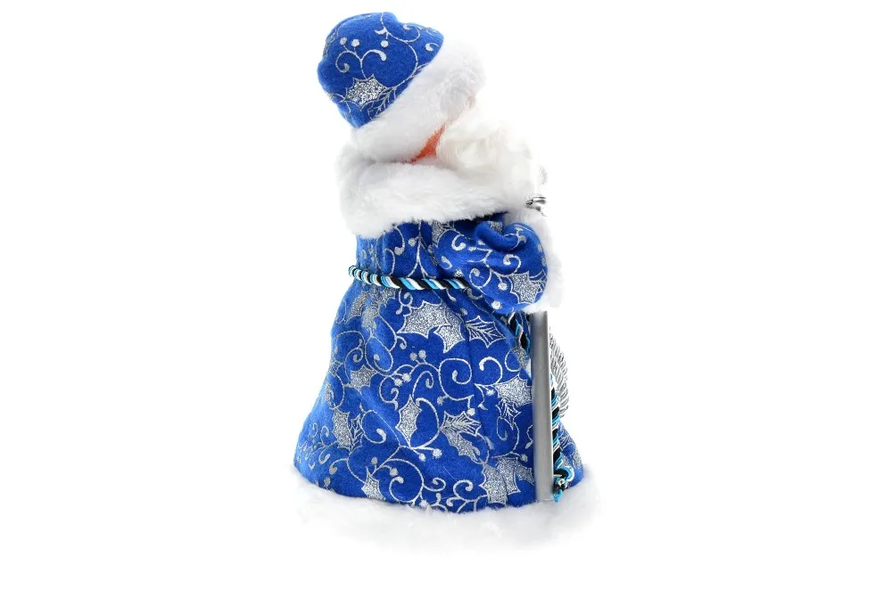 30cm New Year Christmas Ornaments Electric Santa Claus Musical Dancing Plush Dolls Toys Gifts For Child Home Decorations Crafts 7