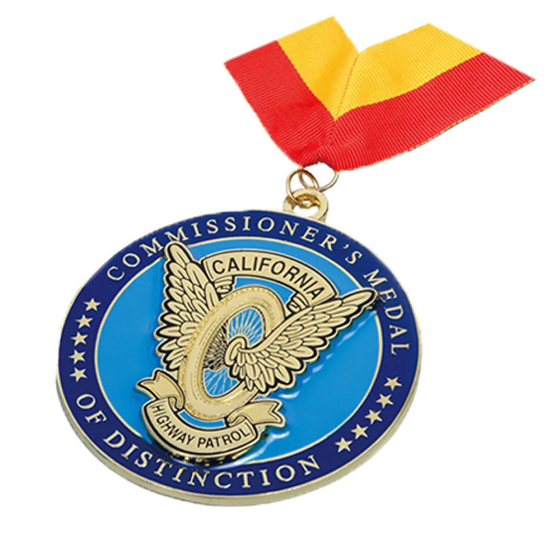 

New Styling Angel Wings Logo Medal China Production Round Medal