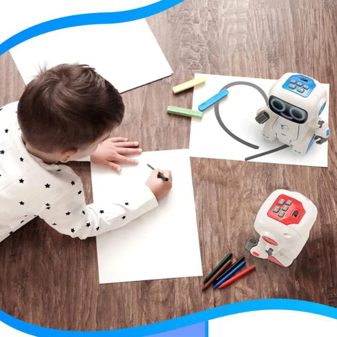 Children Intelligent Interactive Early Education Toy Smart Singing Dancing Robot with Voice Recognition Voice Loop Function 1 Children Intelligent Interactive Early Education Toy Smart Singing Dancing Robot with Voice Recognition Voice Loop Function 4