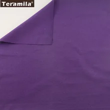 Домашний текстиль однотонный Фиолетовый хлопок льняная ткань швейный материал Tissu TERAMILA скатерть подушка сумка занавеска Подушка см
