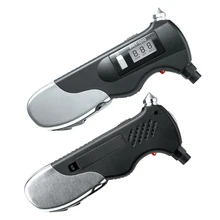 6 в 1 Автомобильный цифровой ЖК-датчик давления в шинах автомобиля спасательных операций походов аварийный фонарь Многофункциональный светодиодный дисплей