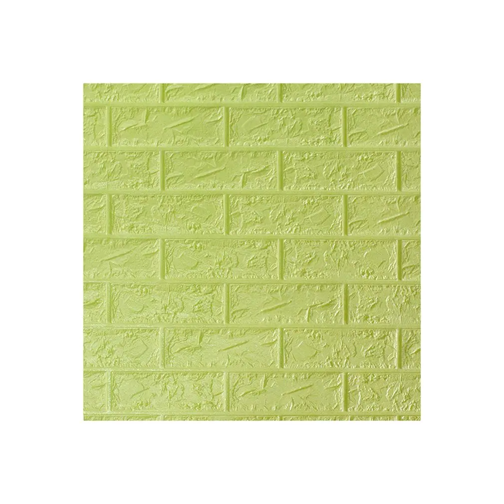 

3D Brick Wall Stickers Self-Adhesive Panel Decal PE Wallpaper PE Foam Self AdhesiveSoft Pack For Living Room