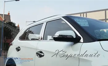 

For Hyundai IX25 Creta 2014-17 Full Window Frame Trim + B Pillar Cover Trim 20PCS