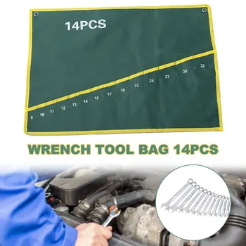 

2019 Pockets Canvas Green Hardware Wrench Tool Bag Practical Waterproof Toolbox for Handbag Drop Shipping
