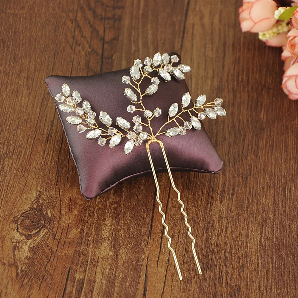 Gold Color Hair Pins  (2)