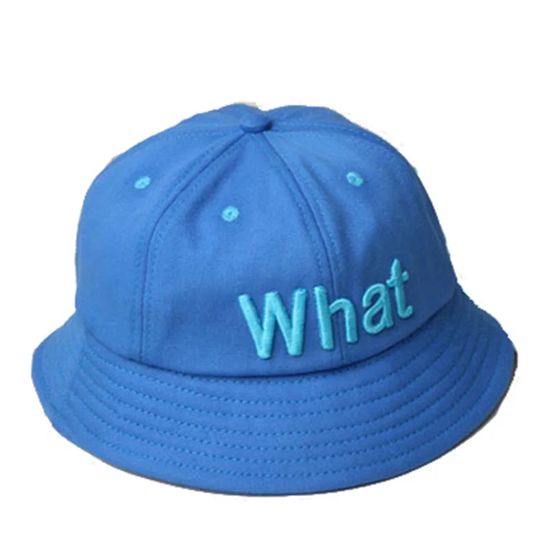 

2 To 7 Years Old Kids Bucket Hat Cute Chlildren Cap Boys Girls Hats Hip Hop Yellow Blue Pink Black Outdoor Sun Hat