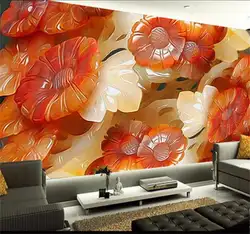 Пользовательские 3d фото обои гостиная 3d настенная цвет рельеф 3d фото диван ТВ фон нетканые росписи