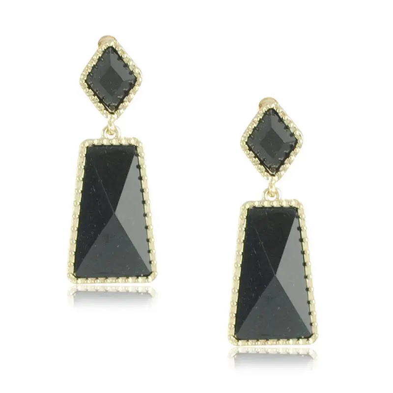 Jewelry Dark Blue Geometric Drop Earring Design Earring Accessories Jewelry