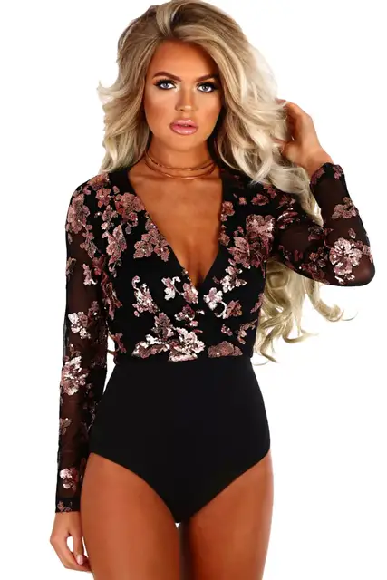 black and rose gold jumpsuit