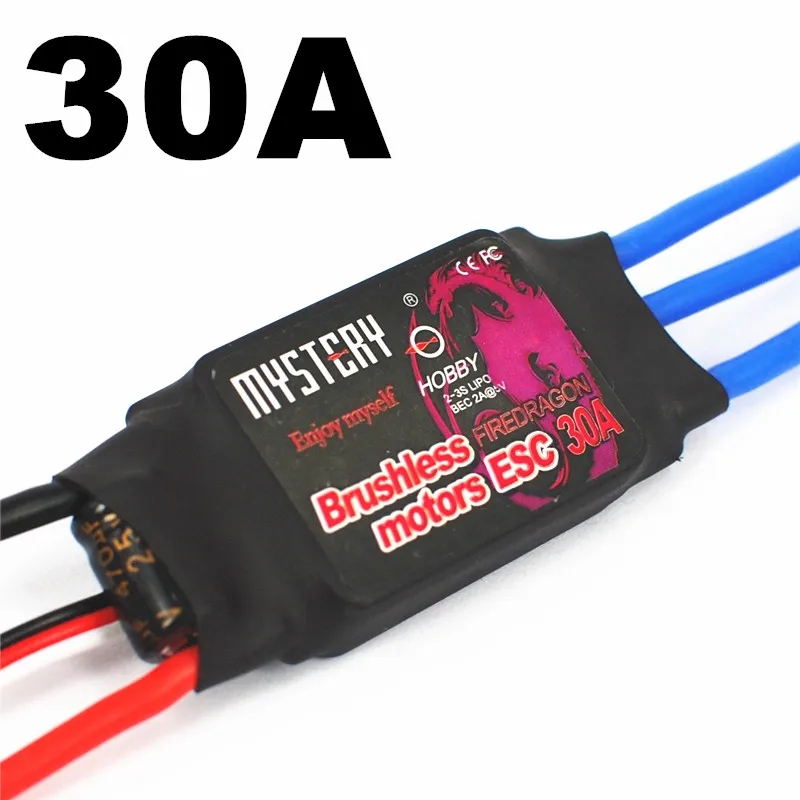 

Mystery Fire Dragon 30A Brushless ESC RC Speed Controller For RC Helicopter Airplane