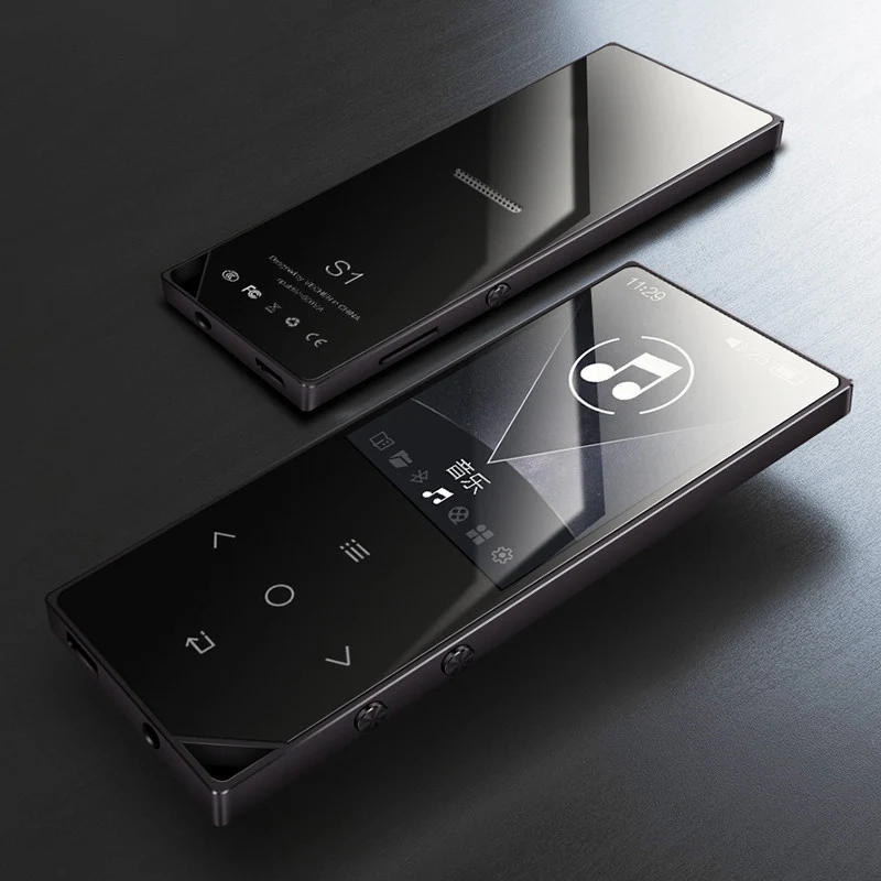LEORY Screen Bluetooth MP3 Player 4G/8G/16G Mini Portable Sport Music Walkman MP3 FM Radio Reading Player OTG Support