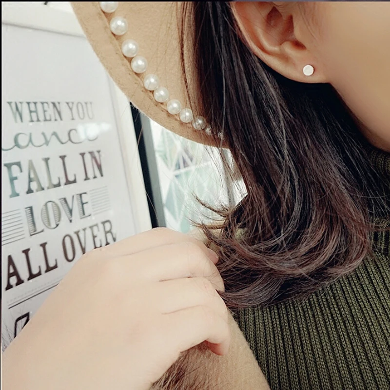 1 Pair Safety Healthy Slimming Auricular Therapy Ear Massager Earrings Stone Needle Weight Loss Magnetic Stud | Украшения и