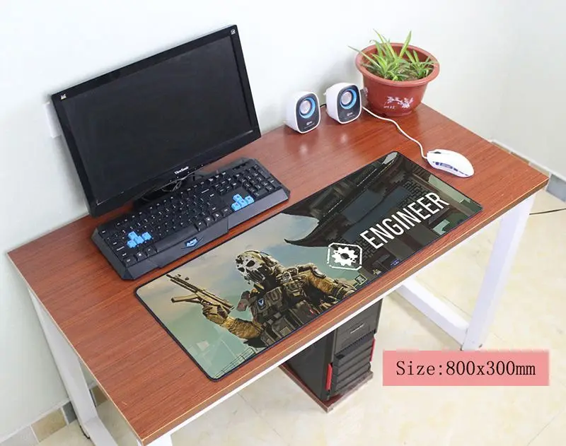Коврик для мыши warface 800x300 мм коврик notbook компьютерный крутой игровой геймерский