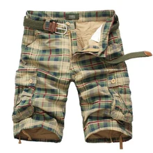 Новинка мужские свободные повседневные шорты Карго короткие штаны камуфляжные военные Летние Стильные до колен Большие размеры шорты мужские