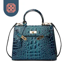 2016 Vintage Top Handle Brand Designer women leather handbags High Quality alligator Shoulder Bag Luxury Ladies Messenger Bag