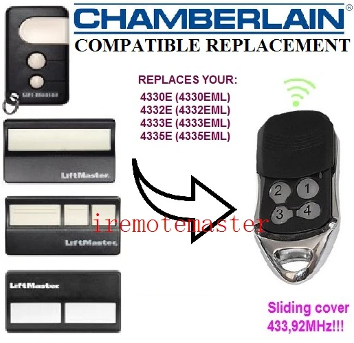 

Chamberlain Liftmaster 4335E 4330E 4332E remote control