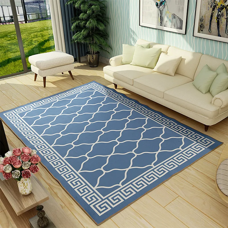 Nordic Style Carpet For Living Room Geometric Floor Mat Anti-Slip Bedroom Carpet Sofa Table Floor Carpet Kids Room Bedside Rugs