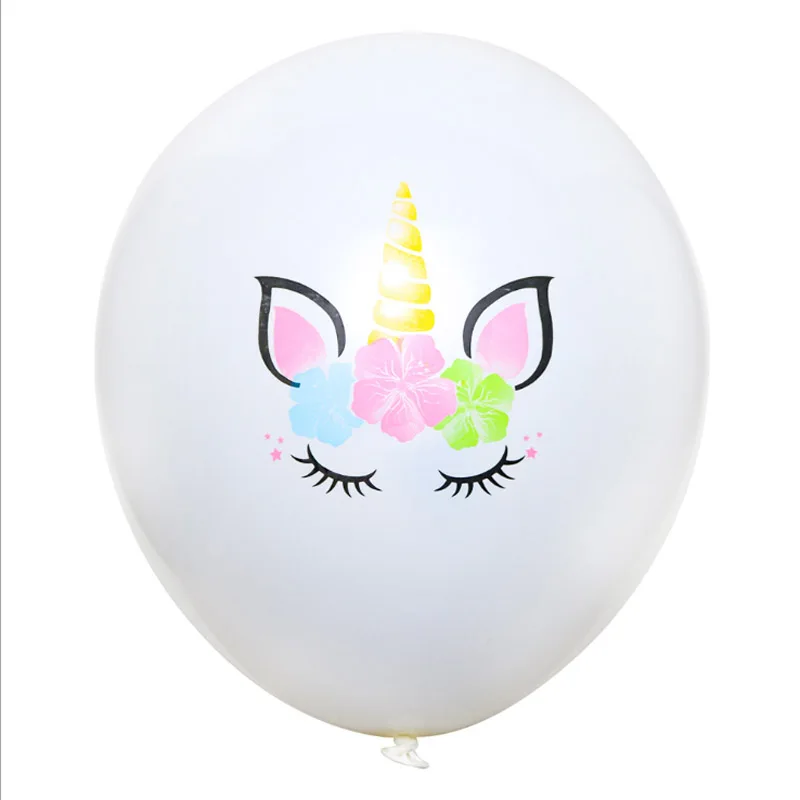 10 шт Единорог латексный надувной шарики для свадебного украшения воздушный шар для детей девочек День рождения вечерние поставляет украшения - Цвет: 10pcs