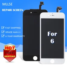 10/pc mllse для iphone 4/5s/5c/6g/6 plus/6/6s + жк-экран замена стекла ремонт объектив сенсорный экран smart мобильный телефон дисплей