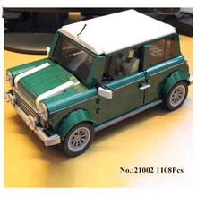 H HXY Free shipping 21002 1108 pcs MINI Cooper LEPIN Model Building Kits Blocks Bricks Toys