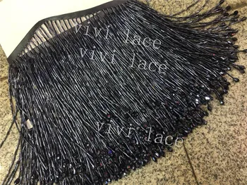 

5yards/bag fs045 # ribbon beads pendant tassel fringe 15 cm width for decoration dress/fashion designer,