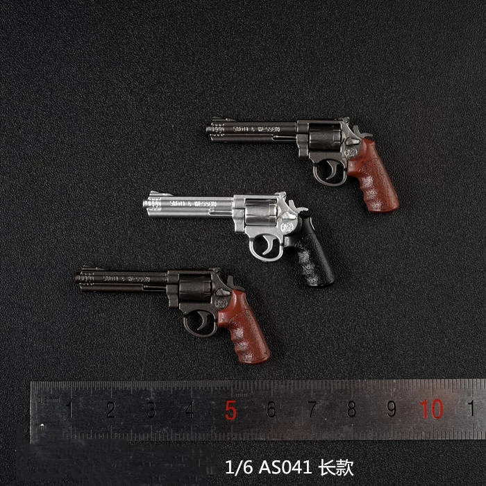 AS041 6 Styles 1:6 Solider Figure Scene Accessories M&P Revolver Gun Weapon Model for 12 inches Solider Action Figure