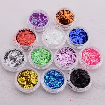 

1pieces 1mm mini hexagonal Sequins filler glass globe silicon mold filler charms