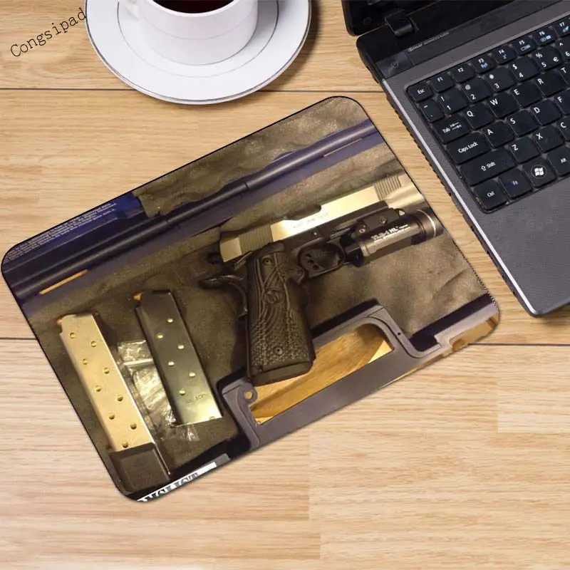 Congsipad пушки часть Настройка поддержка Резиновый Большой игровой коврик для мыши