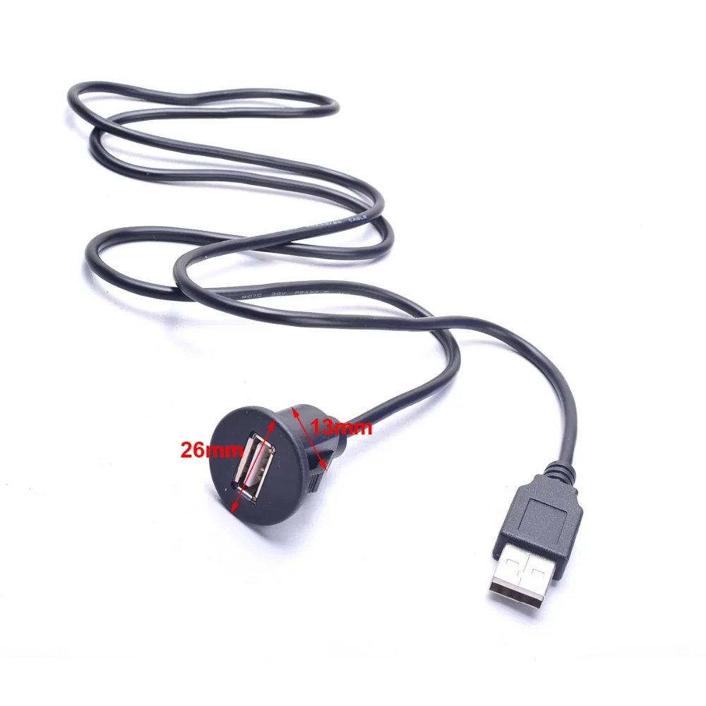 Универсальный Авто USB удлинитель приборной панели заподлицо для автомобиля Радио Стерео Android Wince головное устройство DVD CD медиаплеер 3 фута