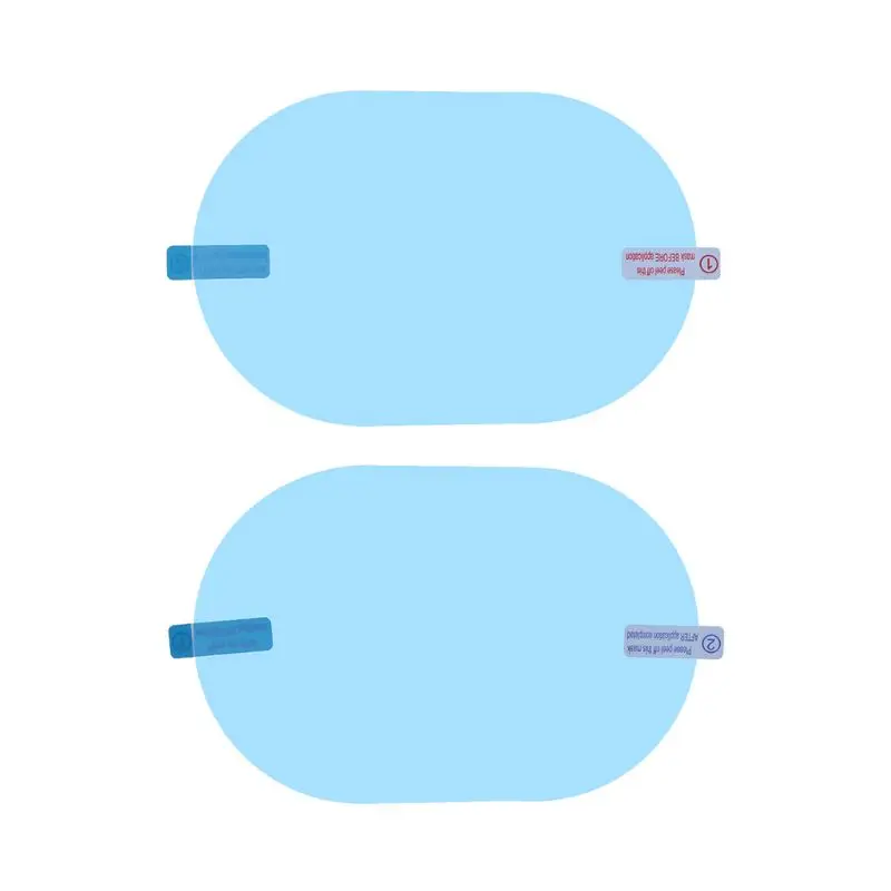 2 шт./компл. автомобиля зеркало окно прозрачная пленка анти-туман Анти-блики Водонепроницаемый непромокаемый автомобильный зеркало заднего вида зеркальная защитная пленка автомобиля Стикеры - Название цвета: 10x14.5cm