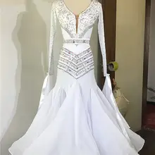 GOODANPAR платье с открытой спиной из лайкры и шелка для бальных танцев, соревнований, женское платье с боди, бюстгальтером, чашечками, стандартное платье для вальса