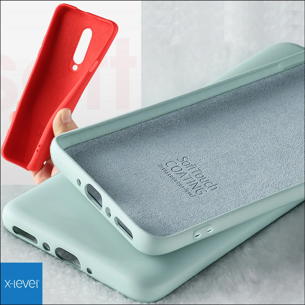 

X-Level Liquid Silicone Case For Oneplus 7 Pro Soft Gel Rubber Thin Slim Protective