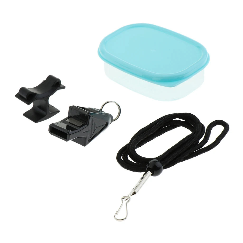 Sports Whistle with Lanyard Referee Coach Whistle - Great Survival Tool for Emergency Camping, Hiking, Boating, Lifeguard
