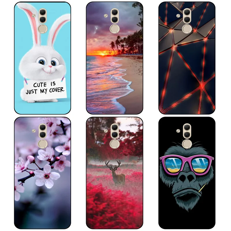 Мягкий силиконовый чехол для Huawei Mate 20 lite телефона Coque Protector задняя крышка бампер |