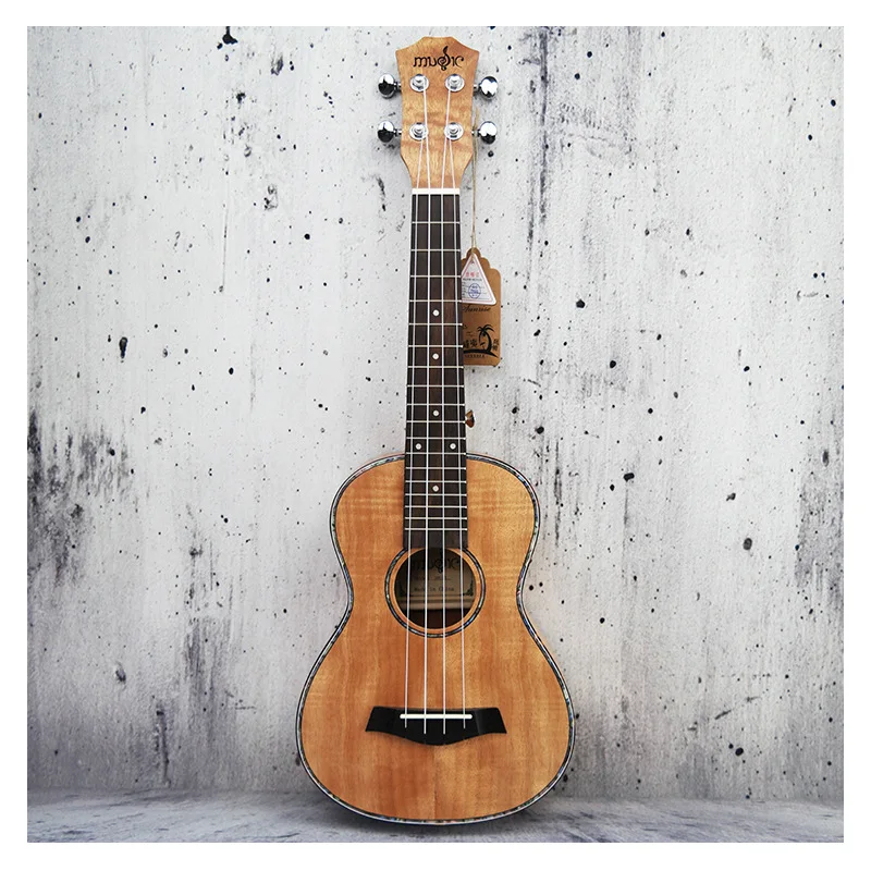 

23" Concert Tiger Oguman 4 Strings ukelele Hawaii ukulele mini small guita travel acoustic guitar Uke Concert Free Shipping