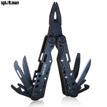 Multitool Pocket Folding Plier Camping Survival Knife Multi Tool Pliers Conbination Outdoor EDC Hand Tools Gear Kit High Quality multifunction pliers with screwdriver kit pocket multi tool outdoor survival knife edc camping tool with leather sheath