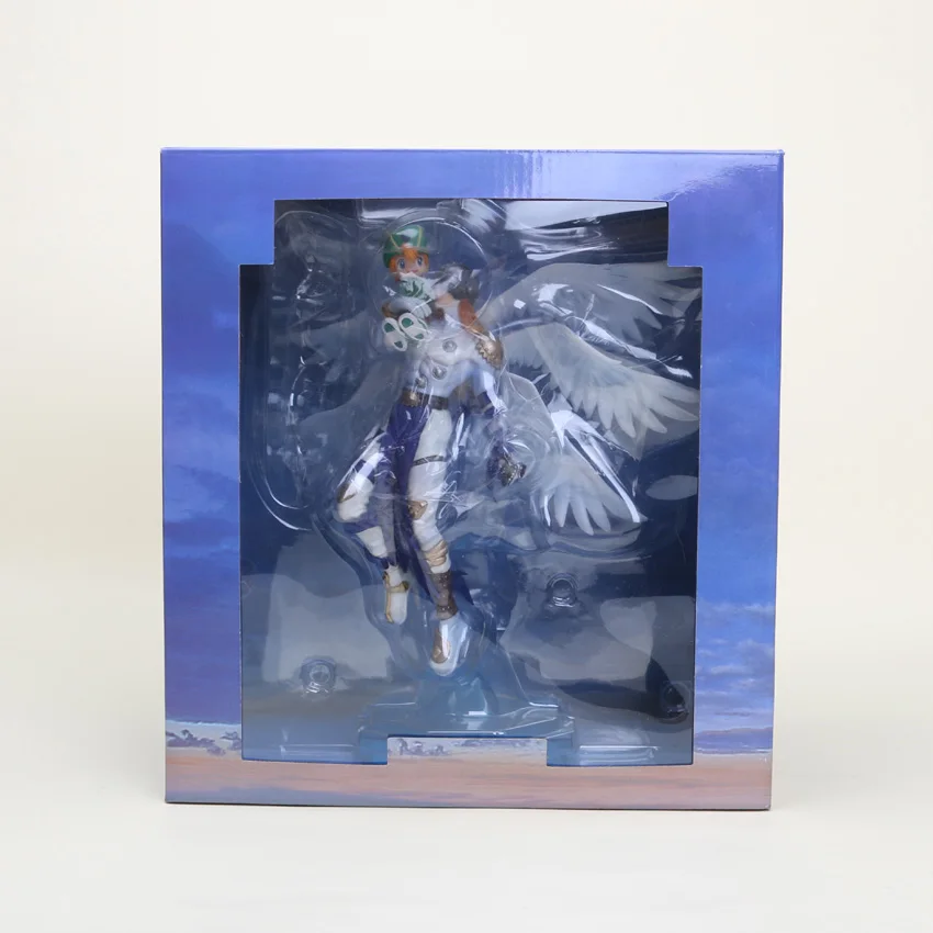 Digimon Adventure Figure Takaishi Takeru& Angemon Angewomon& Yagami wizzarmon ПВХ фигурка героя Digimon Colletion модель игрушки - Цвет: Angemon color box