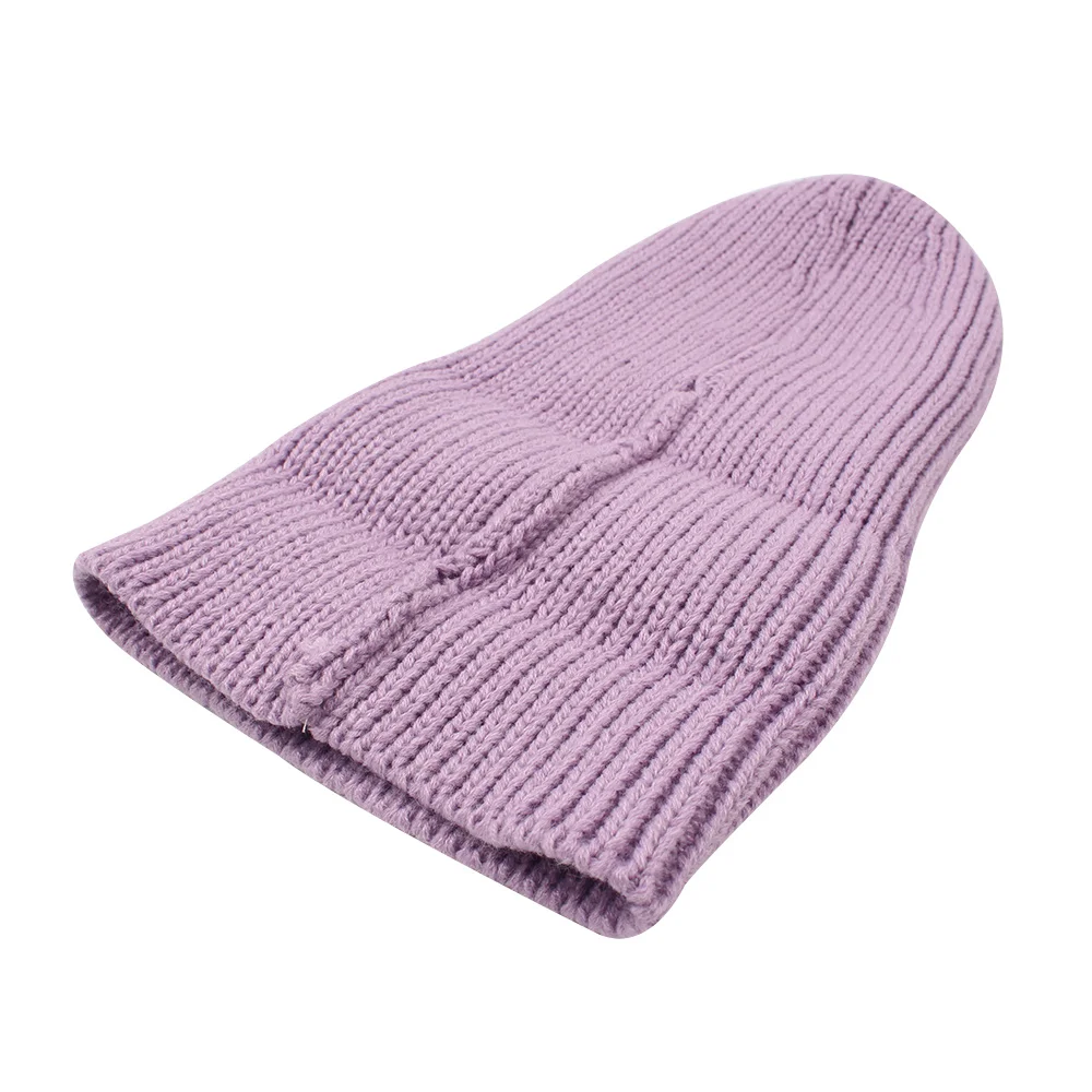 Knitted Warm Baby Beanie Hat Candy Color Fashion Girls Beanie Korean Style Autumn Winter Kids Hat Hip Hop Cap Baby Boys Clothing (20)
