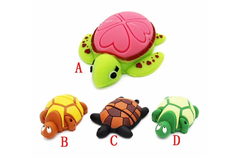 JASTER tortoise usb флэш-накопитель usb 2,0 4 ГБ 8 ГБ 16 ГБ 32 ГБ 64 Гб мультипликационный животный флеш-накопитель мини прекрасный Зеленый черепаха большой привод