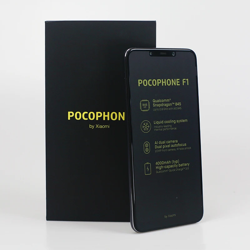 Глобальная версия Xiaomi POCOPHONE F1 6 ГБ 128 Snapdragon 845 Octa Core 18 дюйма разрешение Full Экран