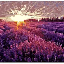 Фиолетовый романтический пользовательские Мандала 5d алмаз diy живопись полный квадратный Лавандовый сад горный хрусталь единорог картина Алмазная вышивка