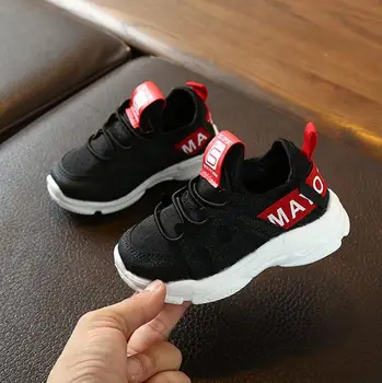 

Hot Boys Girls Sport Shoes Kids Soft Sneakers Children Breathable School Running Outdoor Shoes Size 21-30