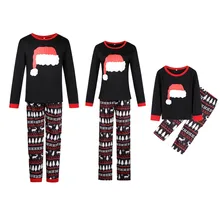 2018 Xmas Moose Fairy Christmas Family Pajamas Set Adult Kids Sleepwear Nightwear Pjs Photgraphy Prop Party Clothing Black Color 2018 Xmas Moose Fairy Christmas Family Pajamas Set Adult Kids Sleepwear Nightwear Pjs Photgraphy Prop Party Clothing Black Color