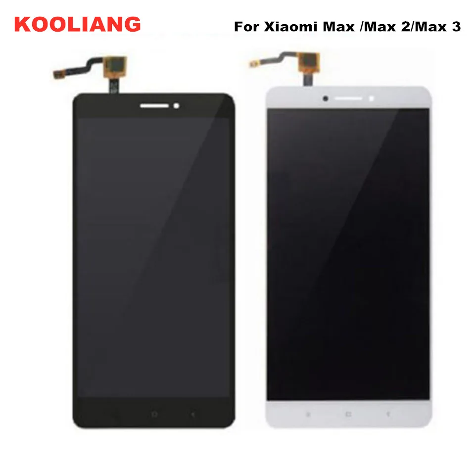 6 44 &quotдля Xiaomi MAX ЖК экран сенсорный дигитайзер сборка деталей без рамки для 2 3