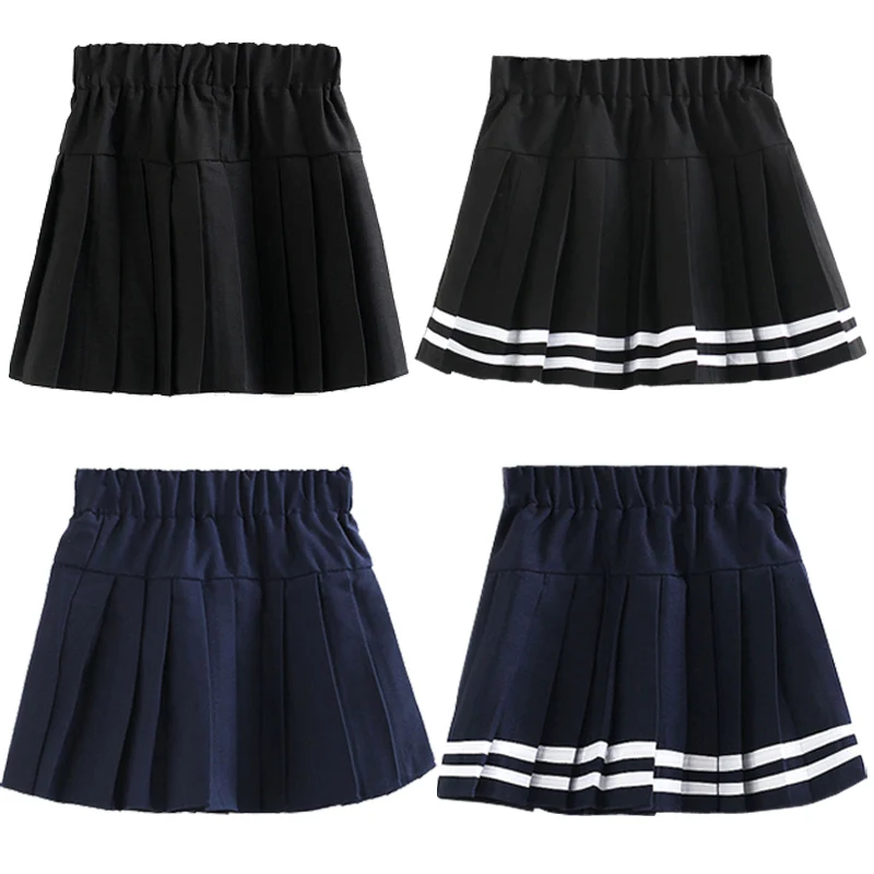 tutu skirt Girls Pleated Skirts Kids School Uniform Elasticated Skirt Toddler little Girl Dance