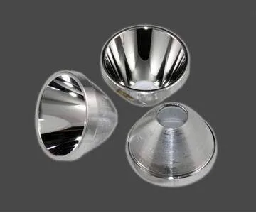 

#ZCGN-22 Led Reflective Cup, Size: 22X14.2mm, Angle: 18 deg, Clean Surface, Materials: Aluminum, Match: CREE XM-L