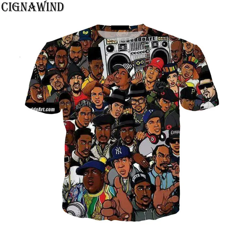 

New Design t shirt men/women rapper Biggie/Makaveli/jay-z/2pac 3D printing t-shirts hip hop style tshirt streetwear summer tops